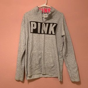 Gray and black large sweater from Pink.